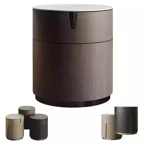 Porada Tylsa Night 54 Bedside Table 3D model