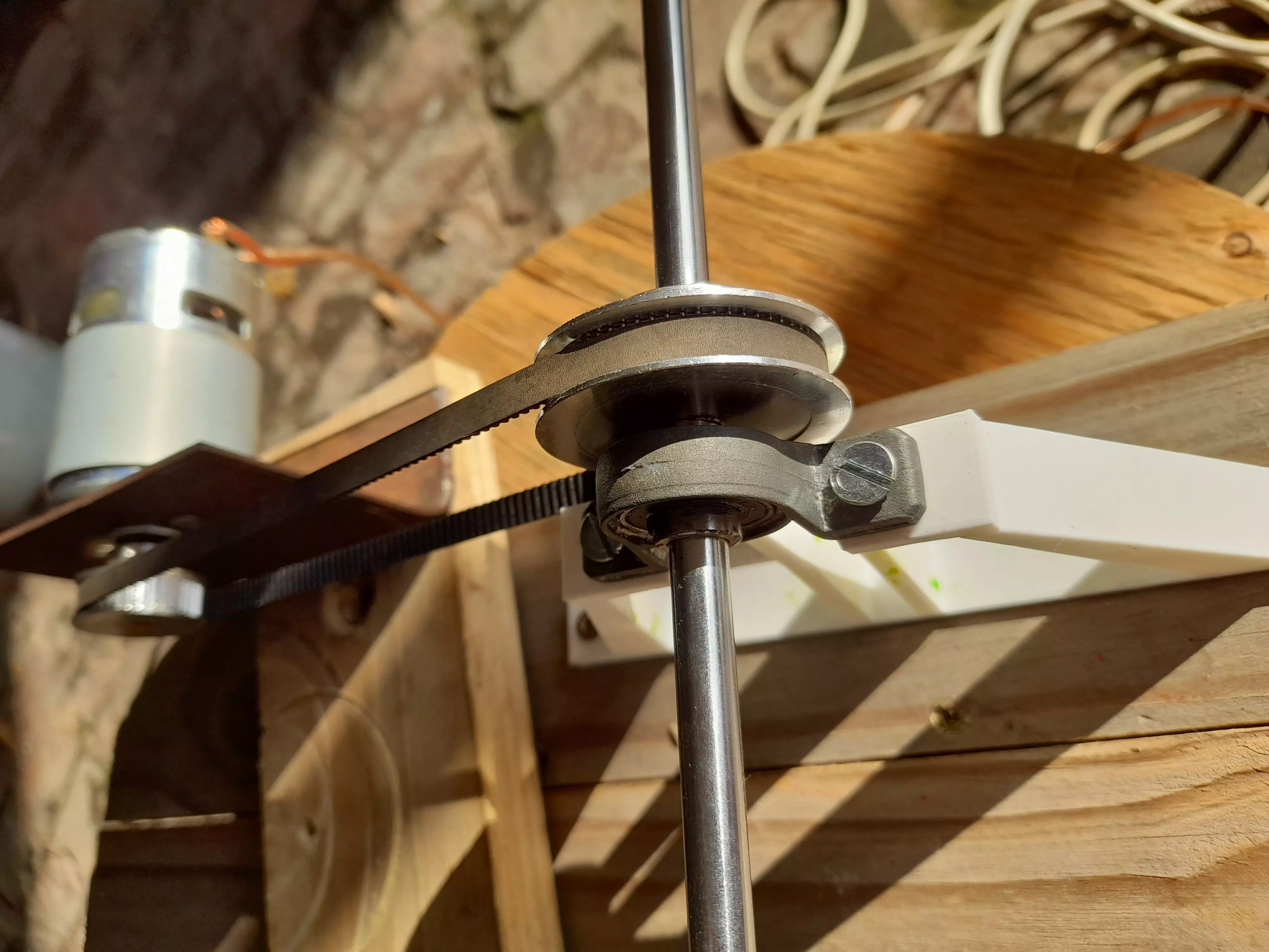 KP08 raised bearing mount 3D print model_0