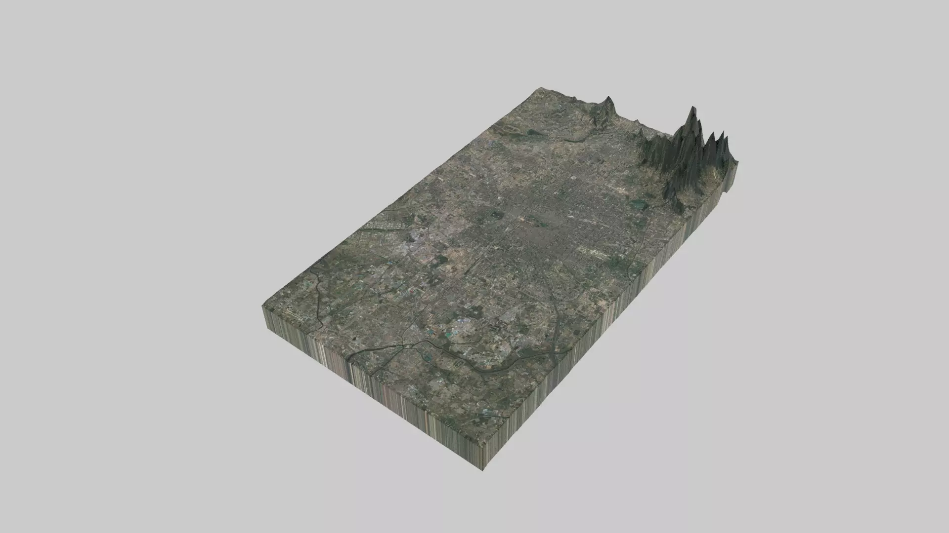 BEIJING City Low-poly 3D model_0