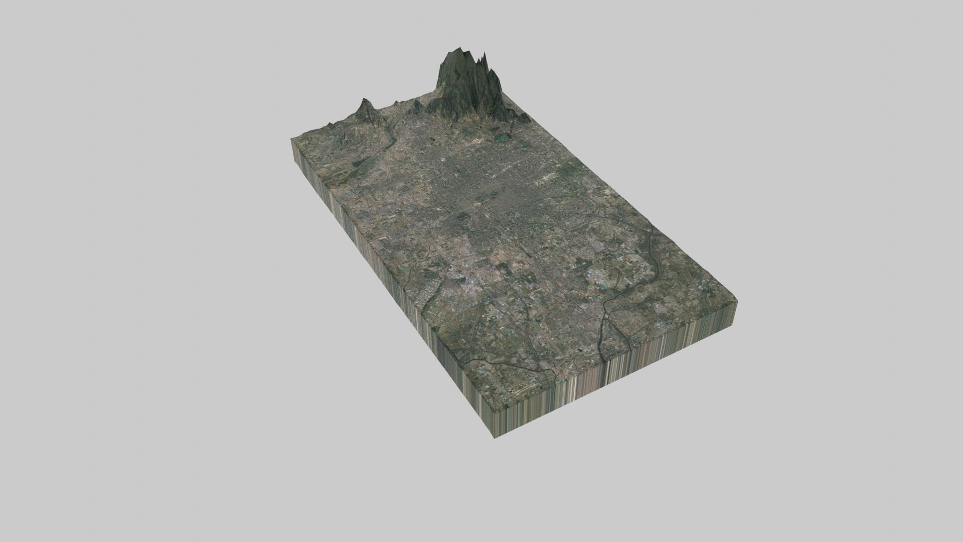 BEIJING City Low-poly 3D model_1