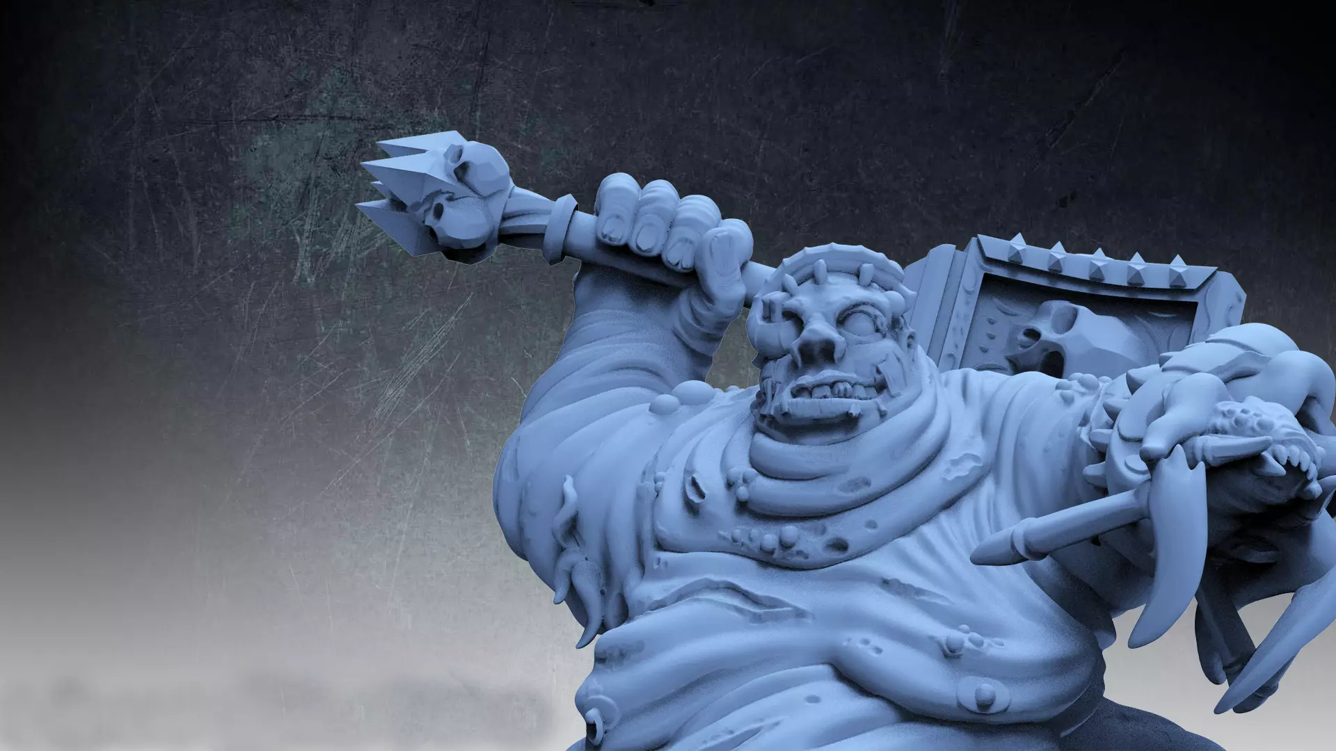 Infested Aberration miniature 3D print model 3D print model_0