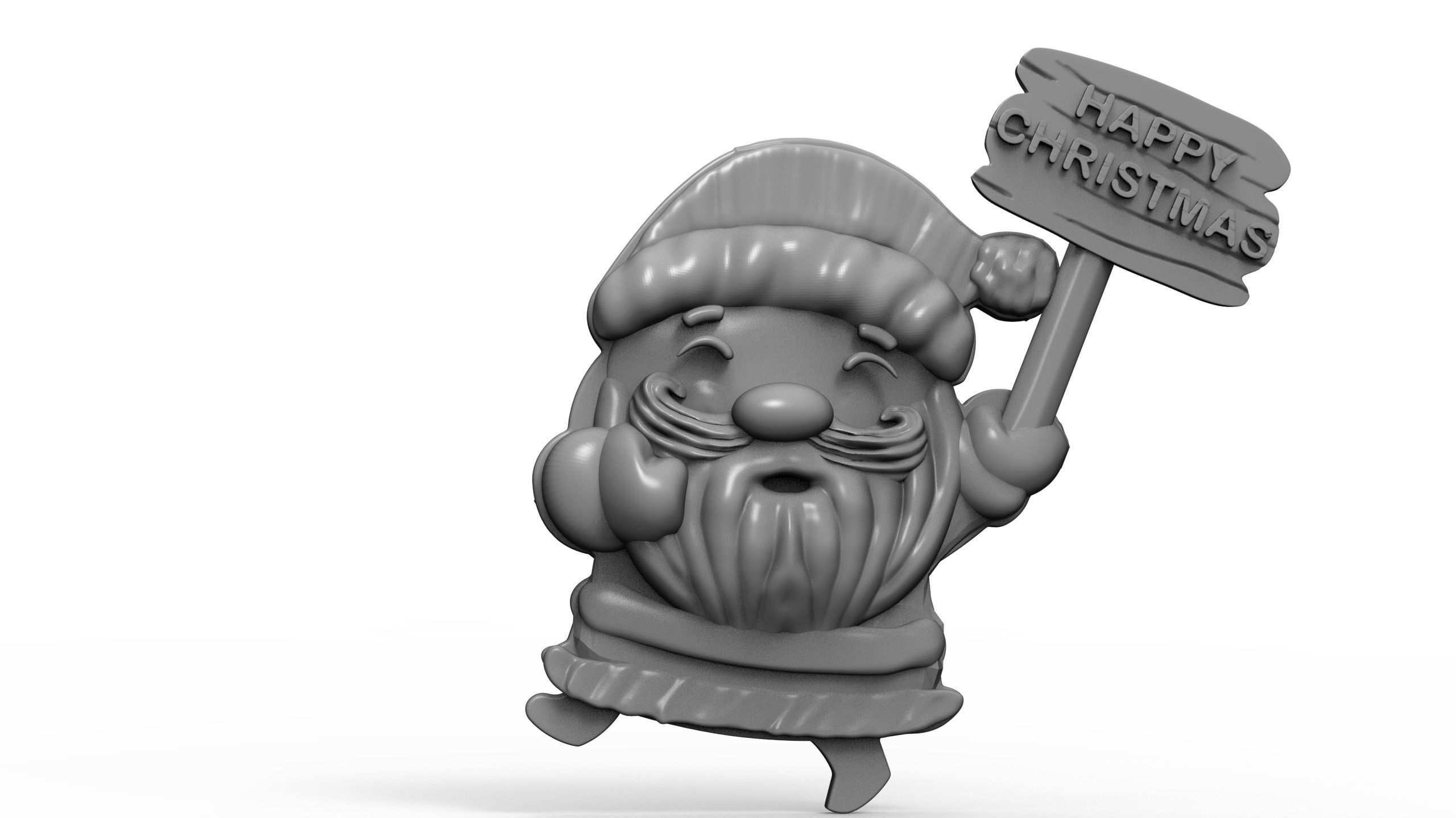 Santa claus 3D Print STL File 3D print model_1