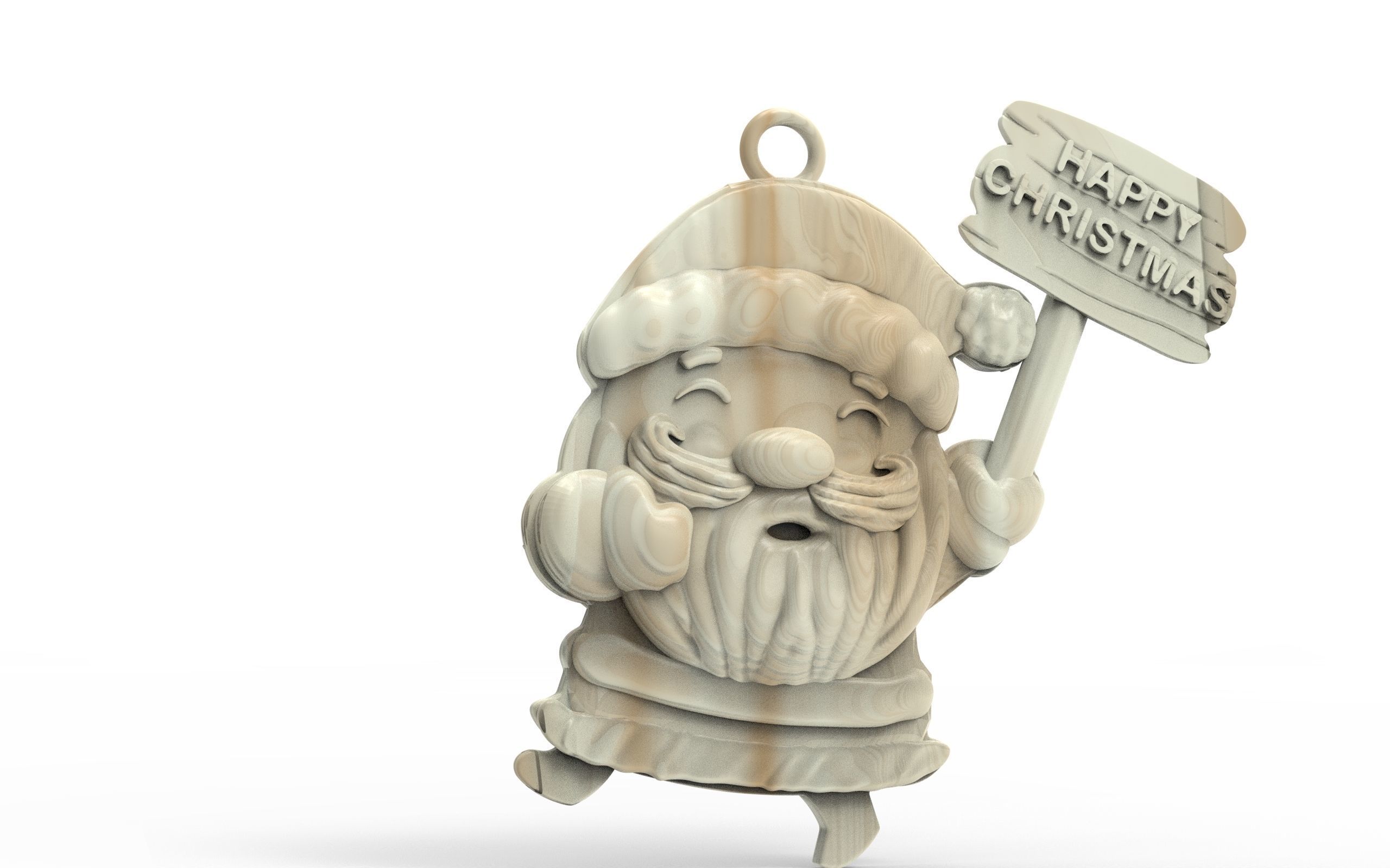 Santa claus 3D Print STL File 3D print model_4