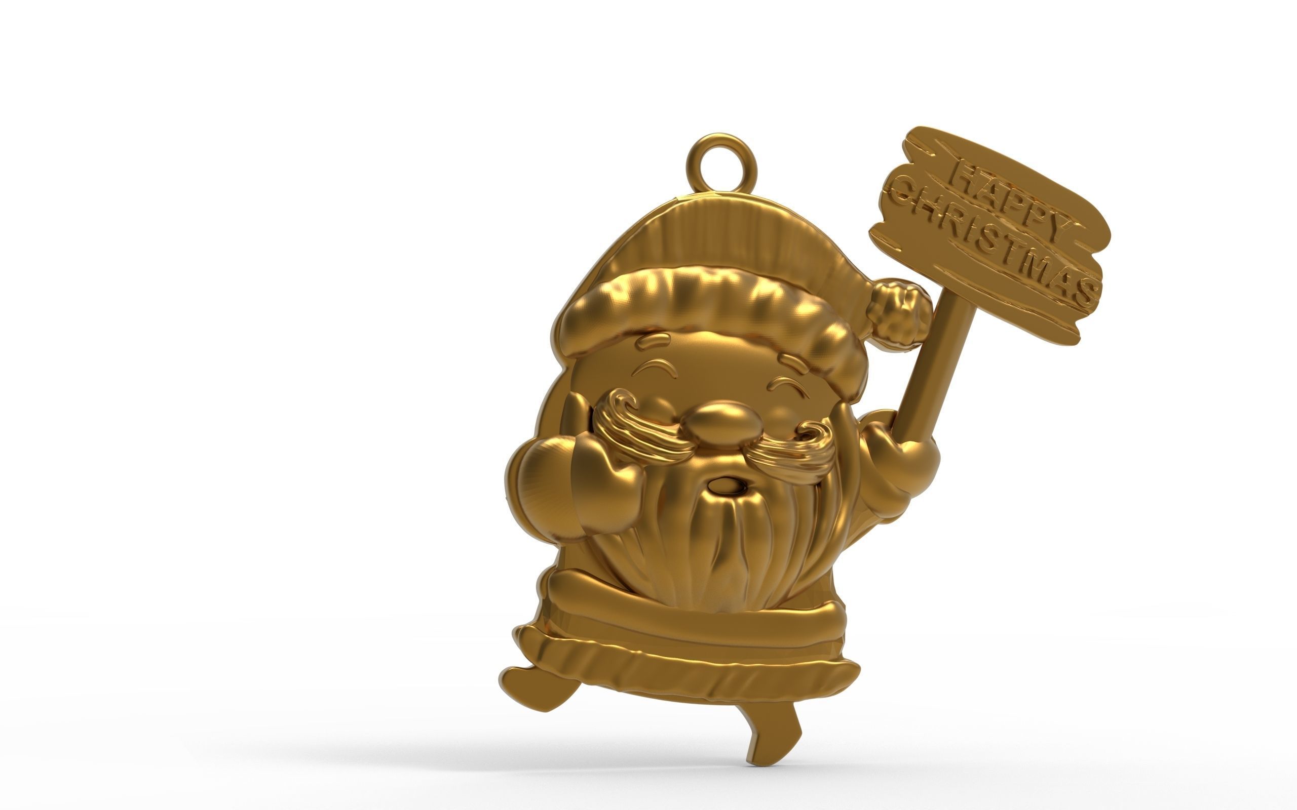 Santa claus 3D Print STL File 3D print model_3