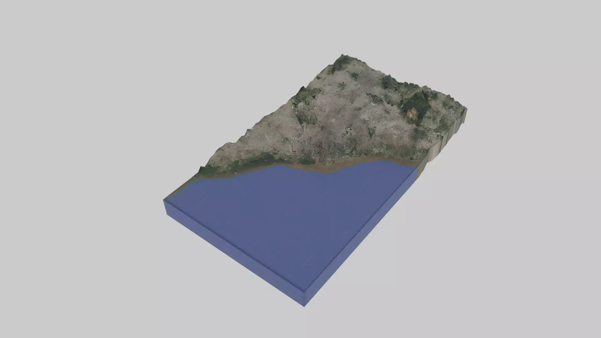 BUENOS AIRES City Low-poly 3D model
