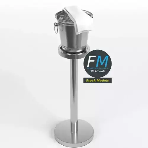 Wine bucket on stand 1
