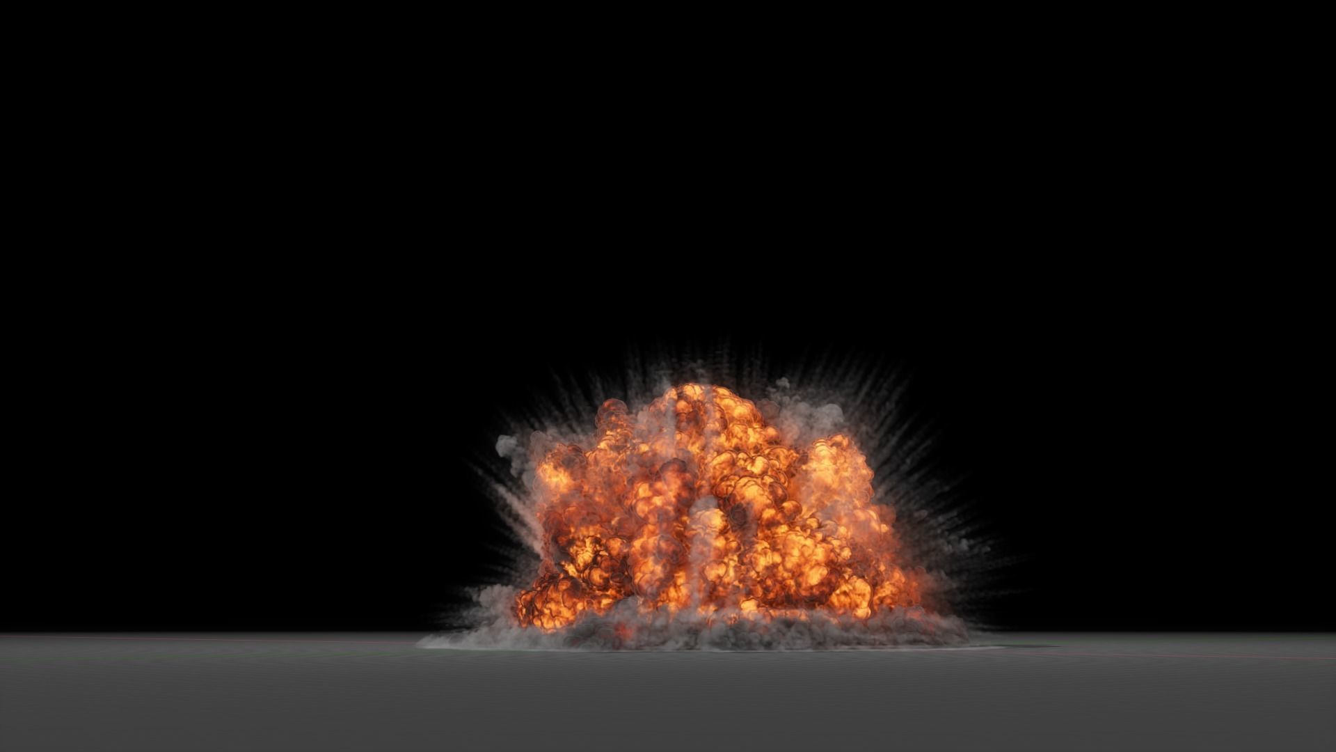 Gasoline Explosion 3D model 3D model_2