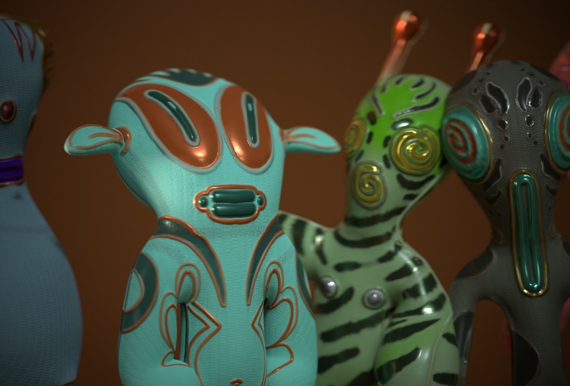 Horror Toys Bundle Pack Low-poly 3D model_13