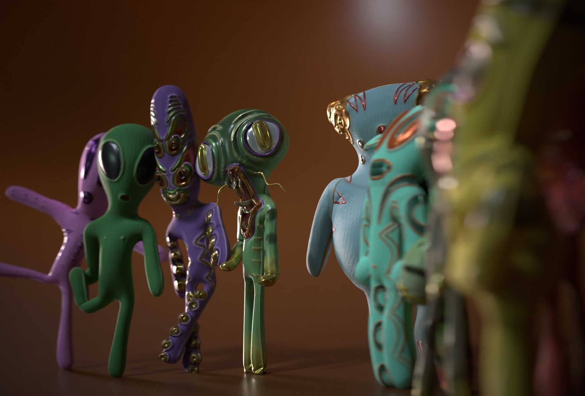 Horror Toys Bundle Pack Low-poly 3D model_21