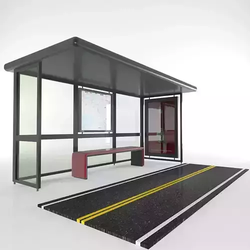 Bus Stop 3D model