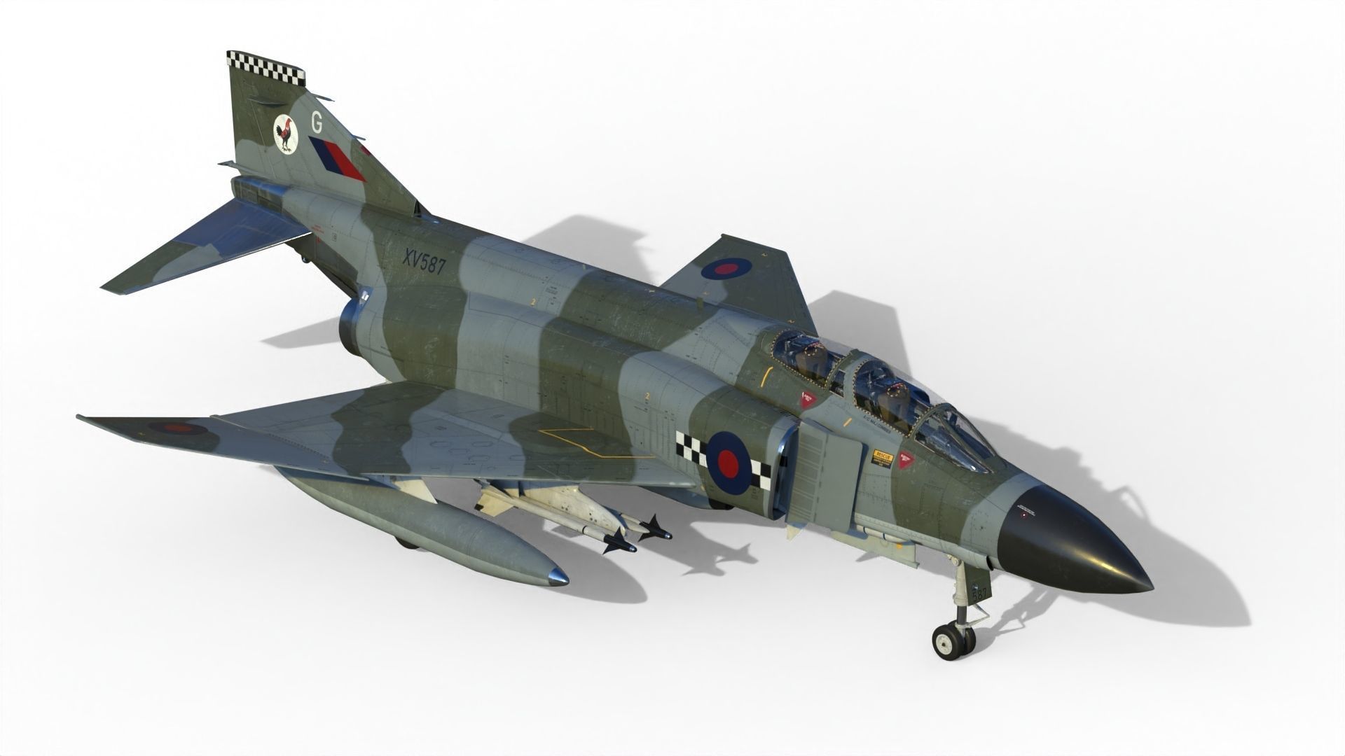 Phantom FGR 2 F-4M 3D model_1