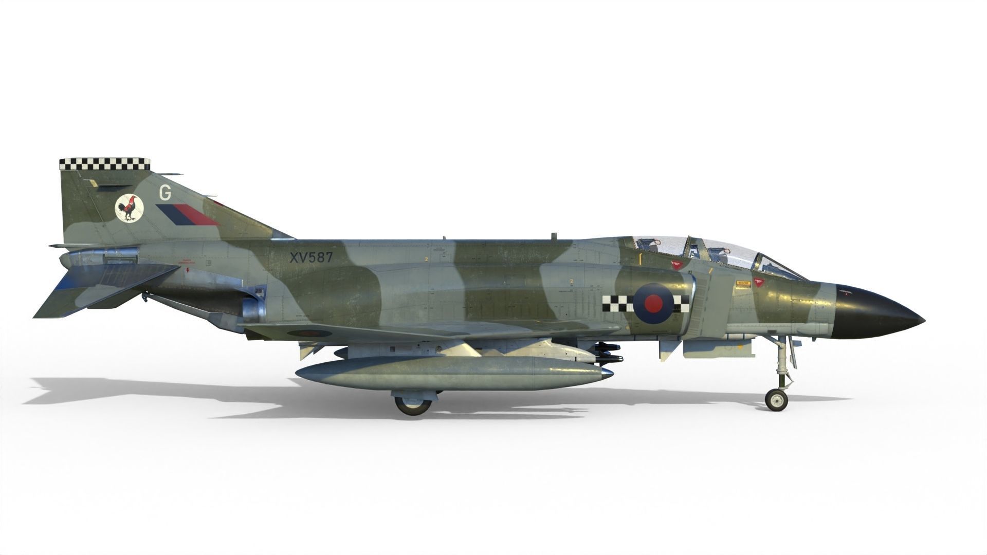 Phantom FGR 2 F-4M 3D model_4