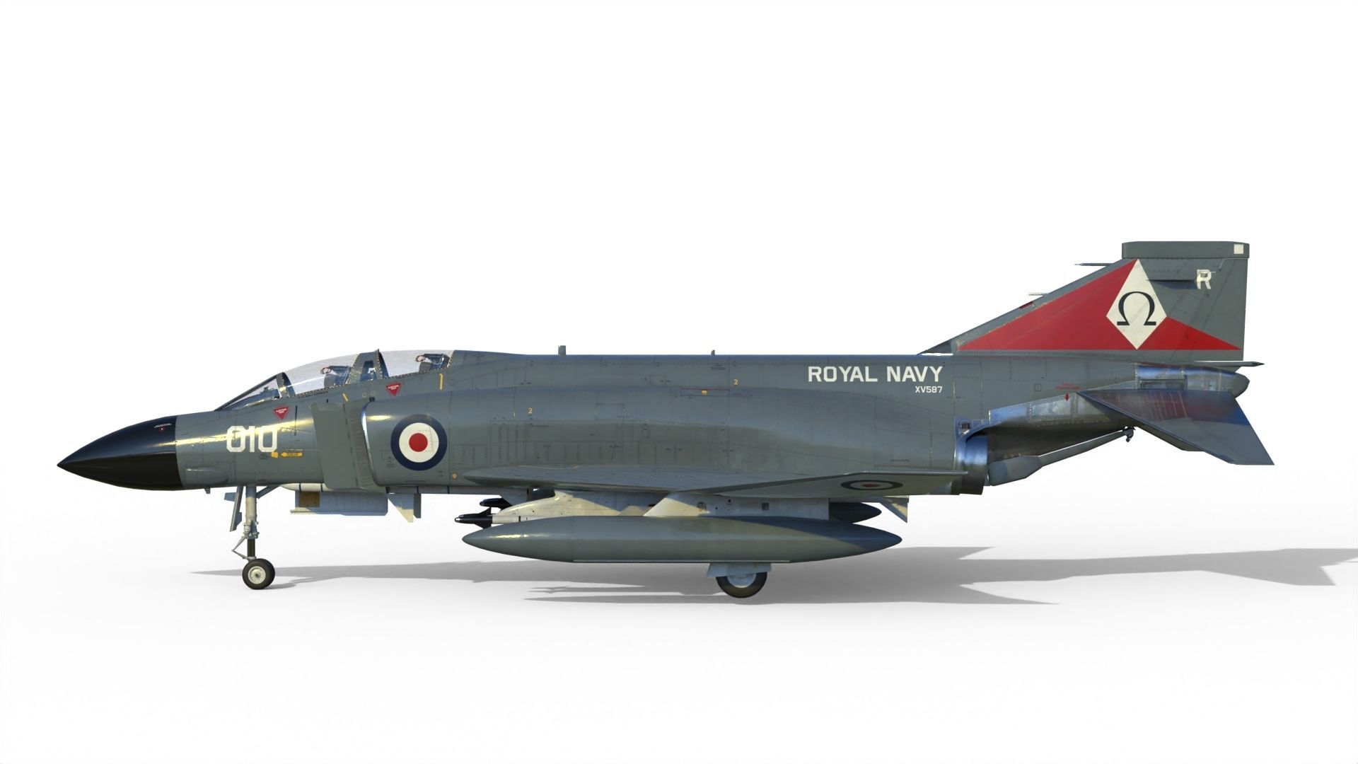 Phantom FGR 2 F-4M 3D model_9