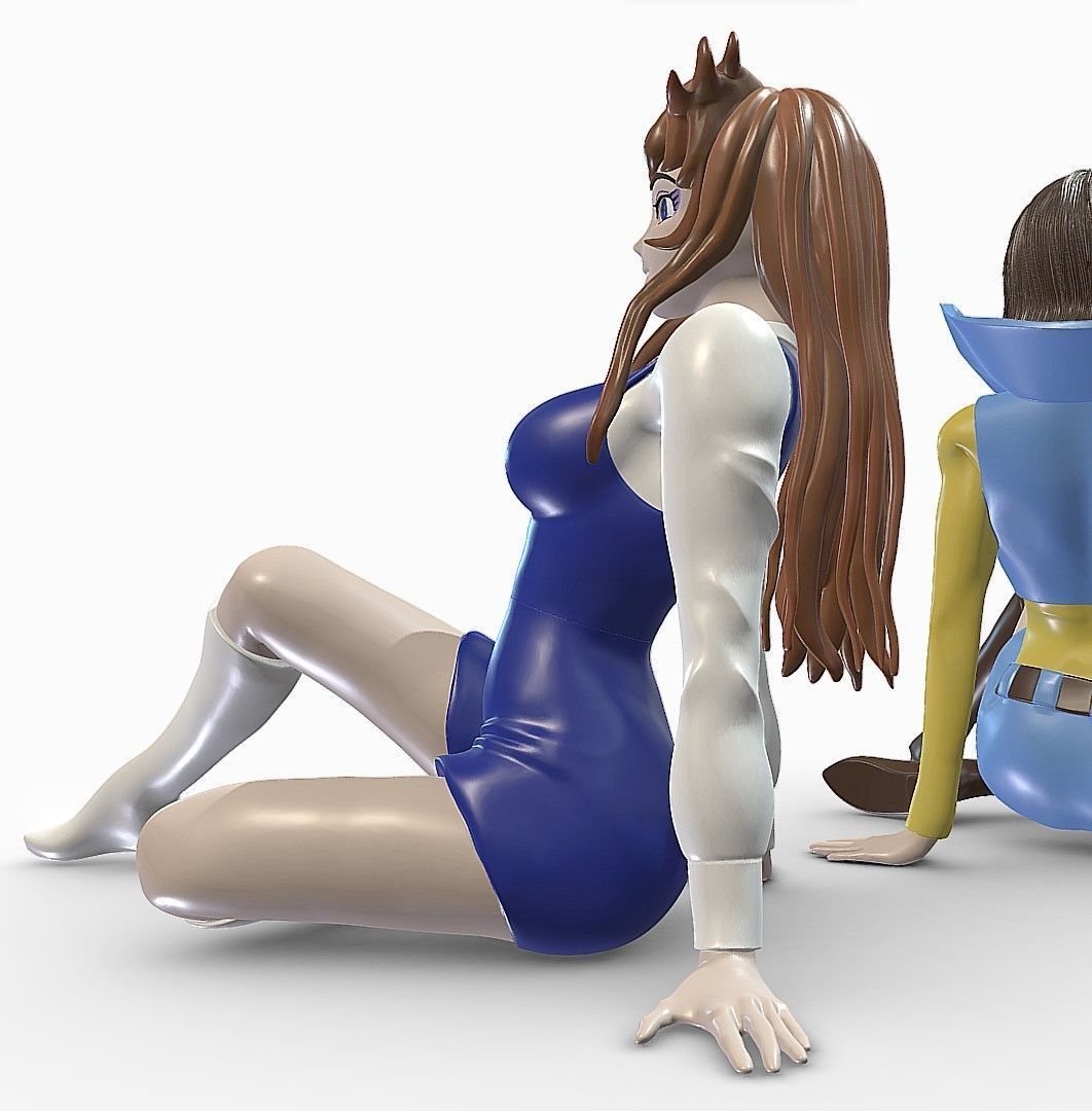 Phenicia and Venusia - Grendizer 3D print model_10