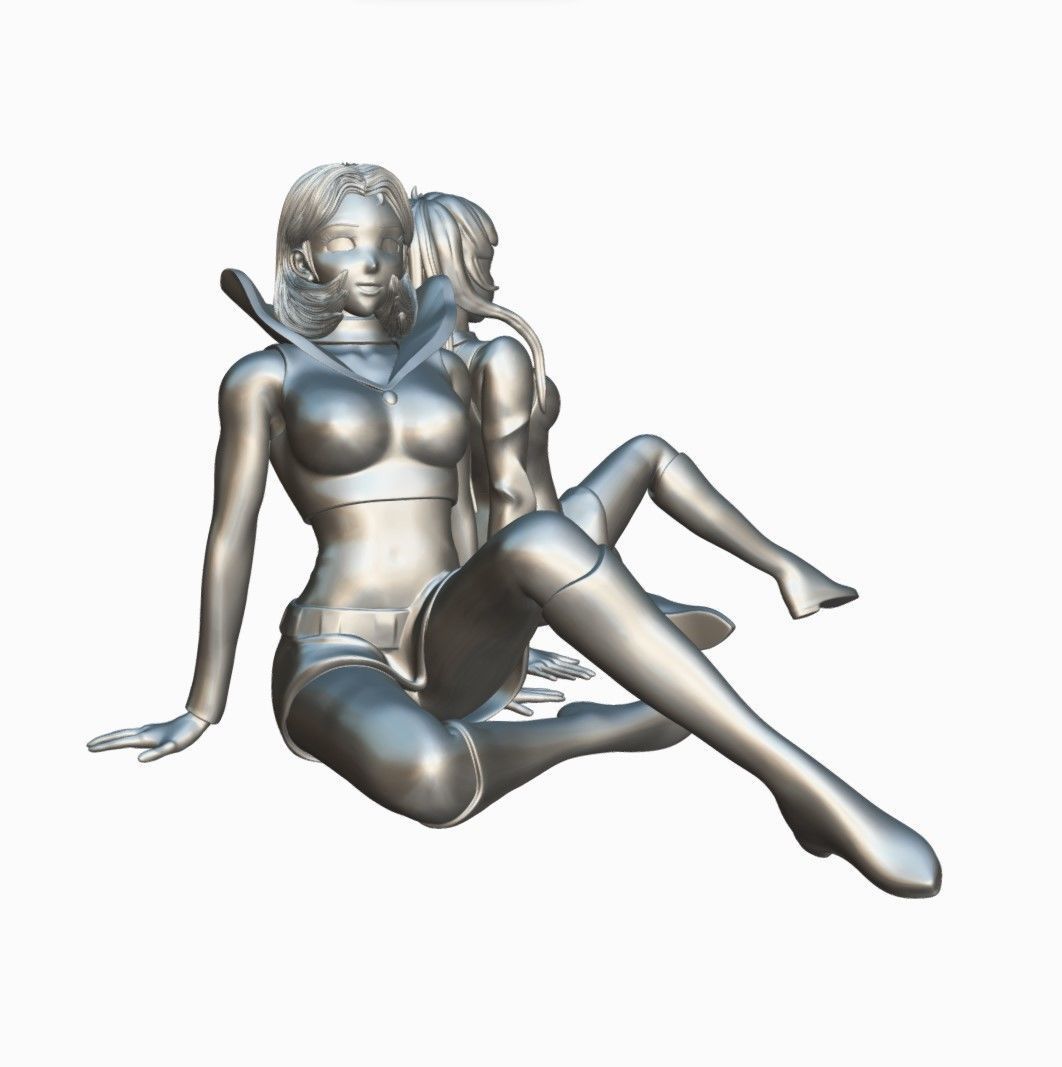 Phenicia and Venusia - Grendizer 3D print model_19