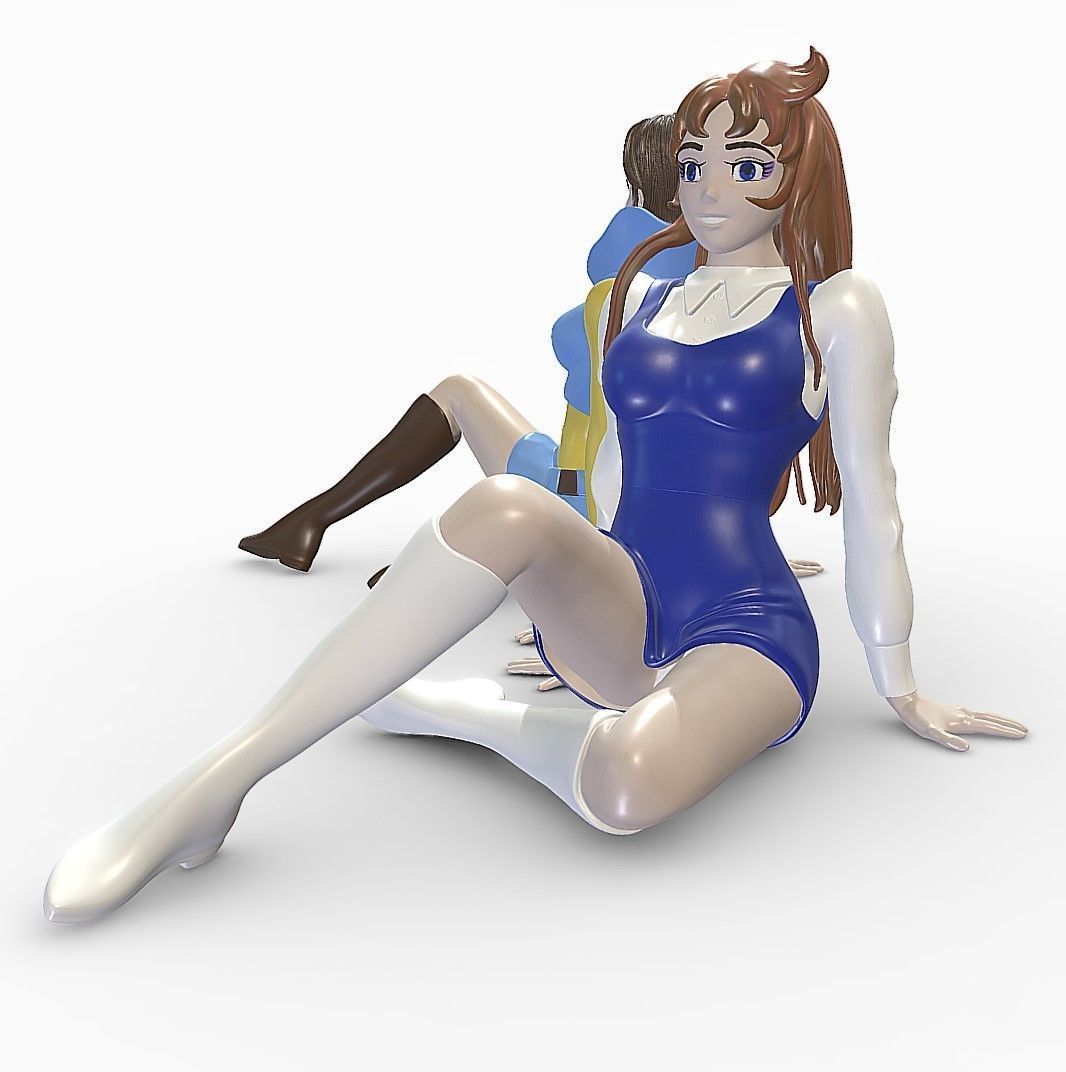 Phenicia and Venusia - Grendizer 3D print model_7