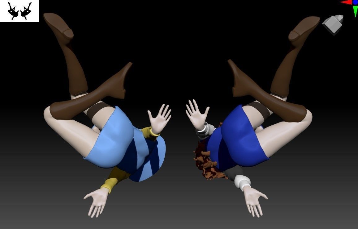 Phenicia and Venusia - Grendizer 3D print model_36