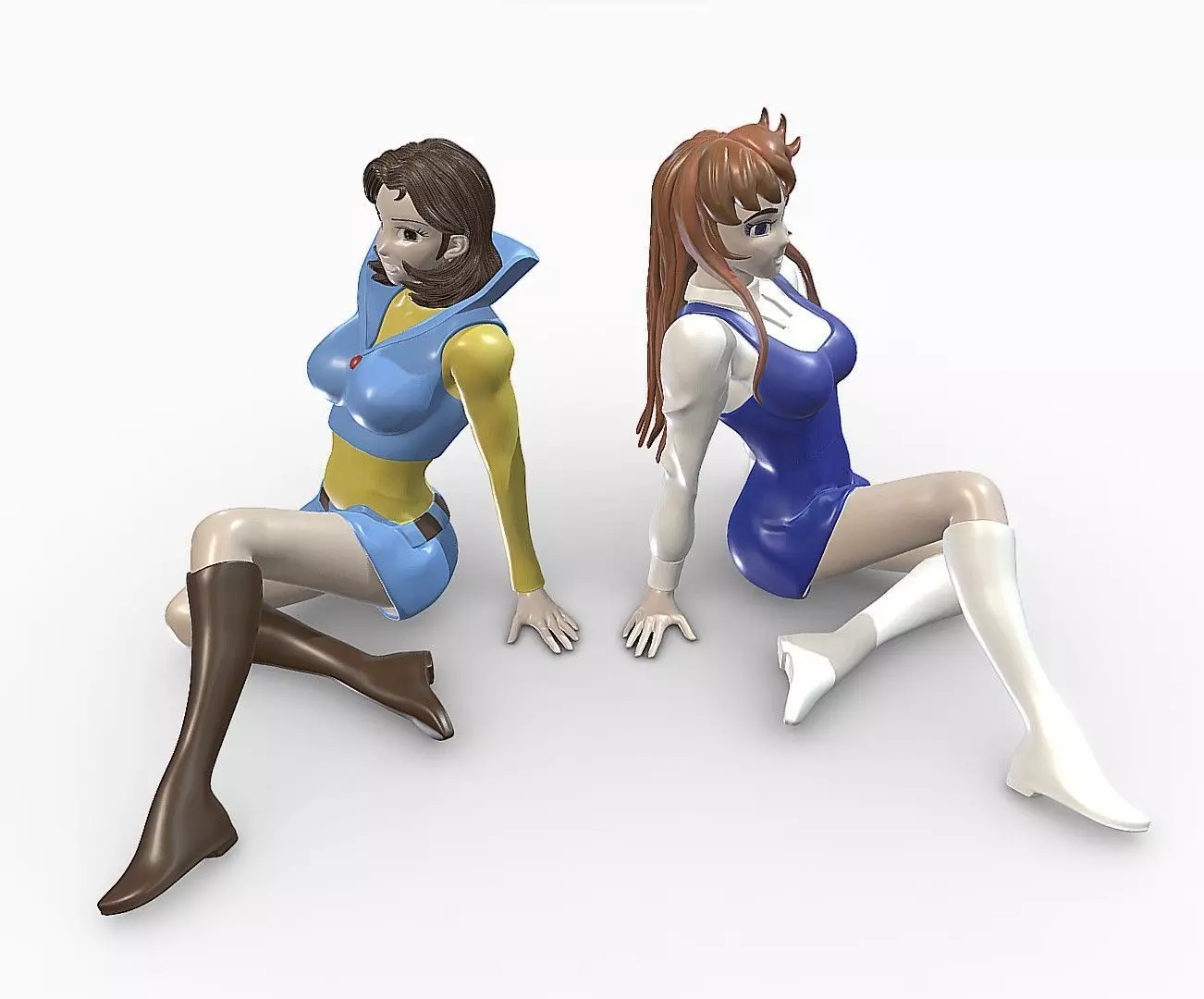 Phenicia and Venusia - Grendizer 3D print model_0