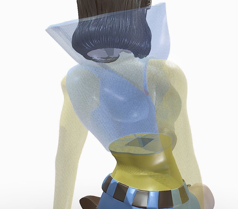 Phenicia and Venusia - Grendizer 3D print model_31