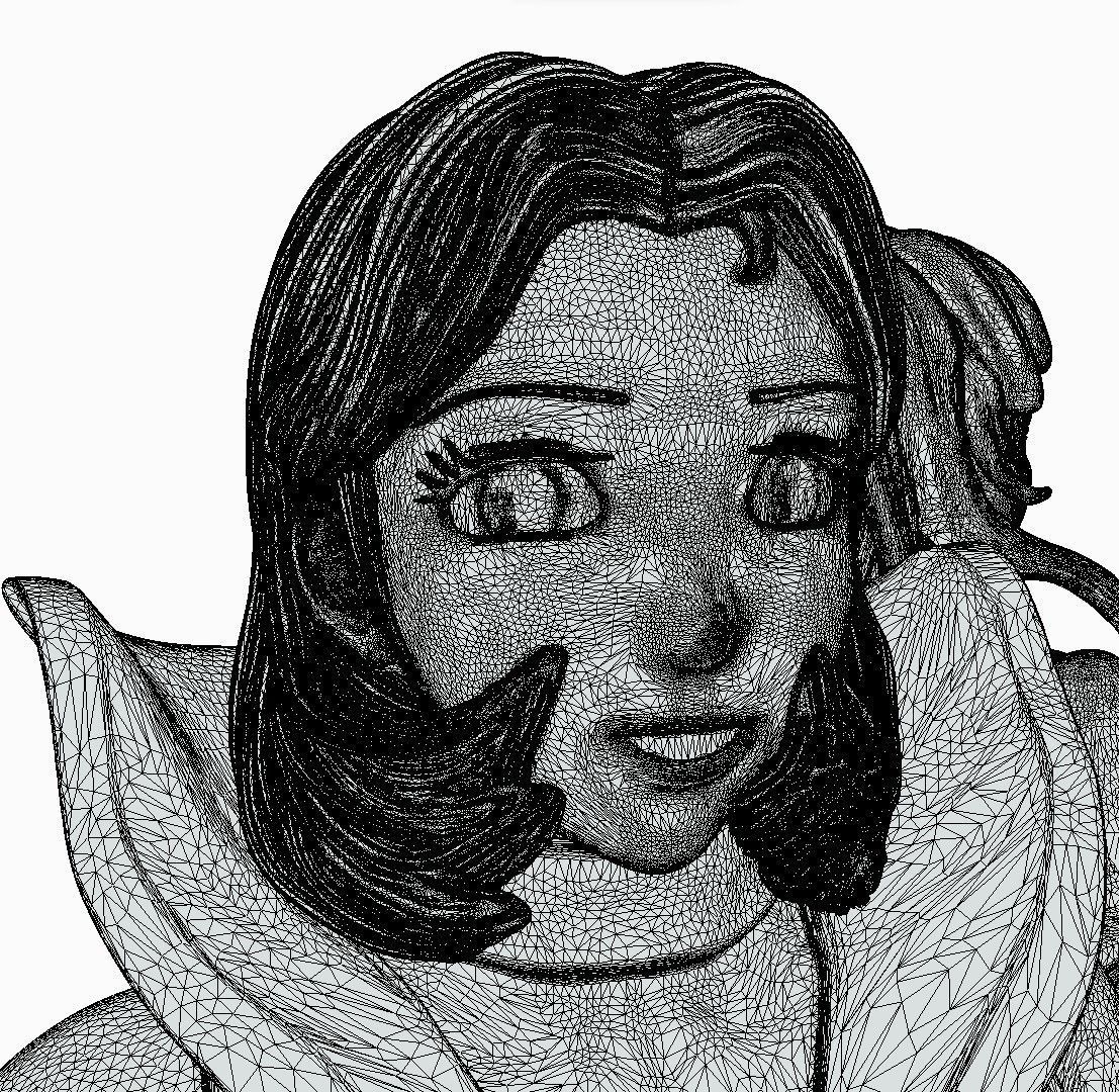 Phenicia and Venusia - Grendizer 3D print model_26