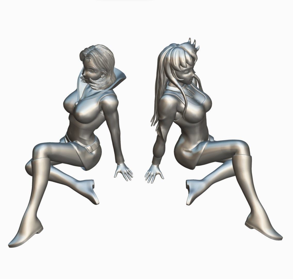 Phenicia and Venusia - Grendizer 3D print model_18