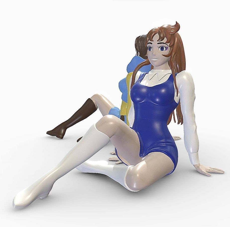 Phenicia and Venusia - Grendizer 3D print model_6