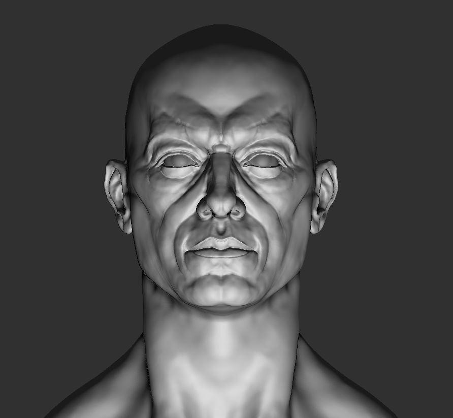 Man Male 3D model_2