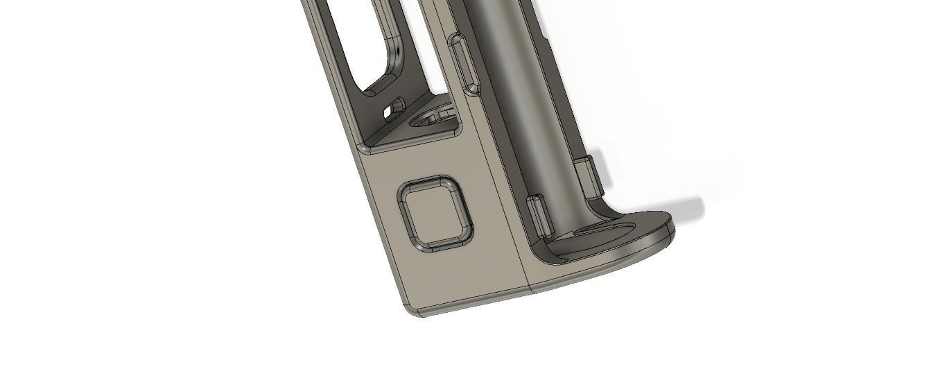 Boro Mechanical Mod with PROTOCOL connector and 4 battery cover 3D print model_7