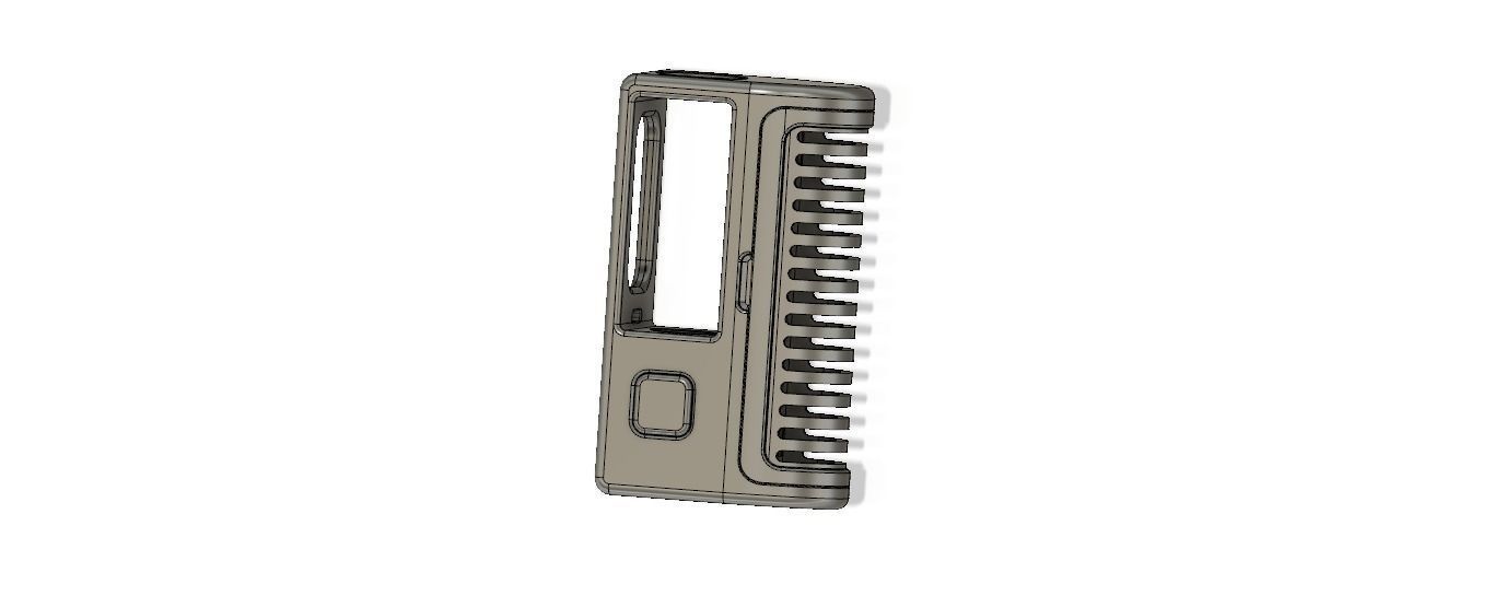 Boro Mechanical Mod with PROTOCOL connector and 4 battery cover 3D print model_11