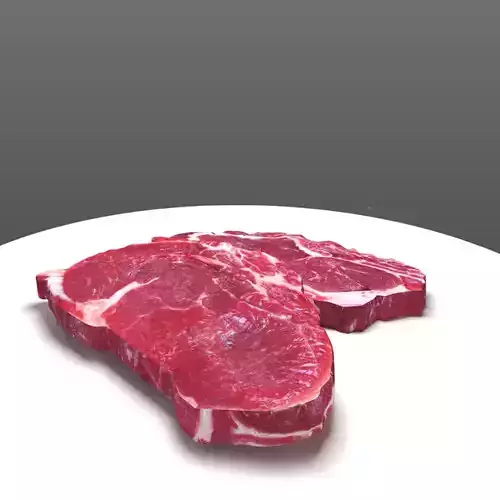 Raw steak