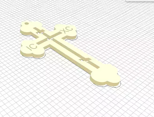 cross 3D print model
