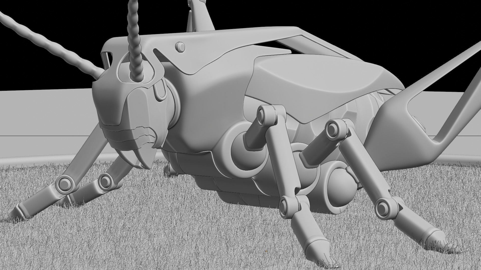 Grasshopper - an innovative explosive device Low-poly 3D model_10