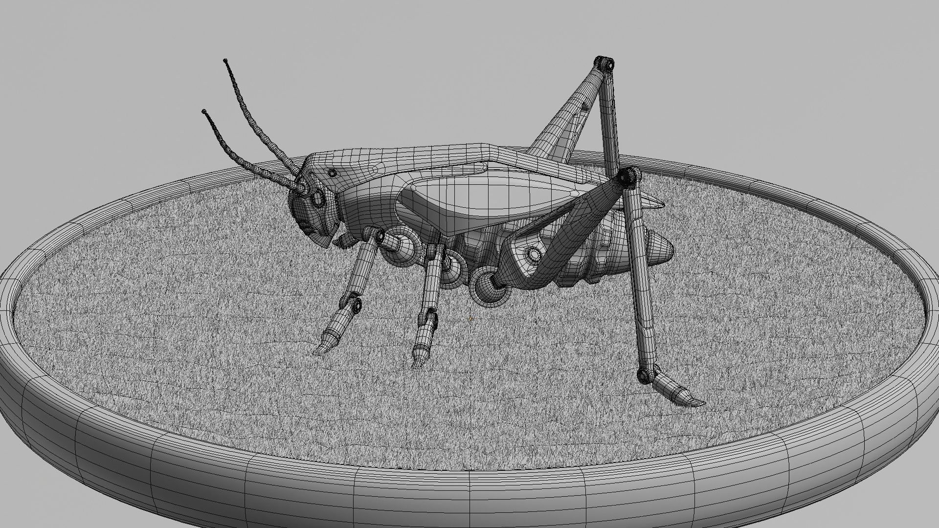 Grasshopper - an innovative explosive device Low-poly 3D model_14