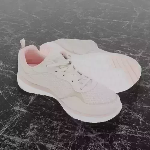 SKECHERS 3D SHOES - PINK Low-poly 3D model