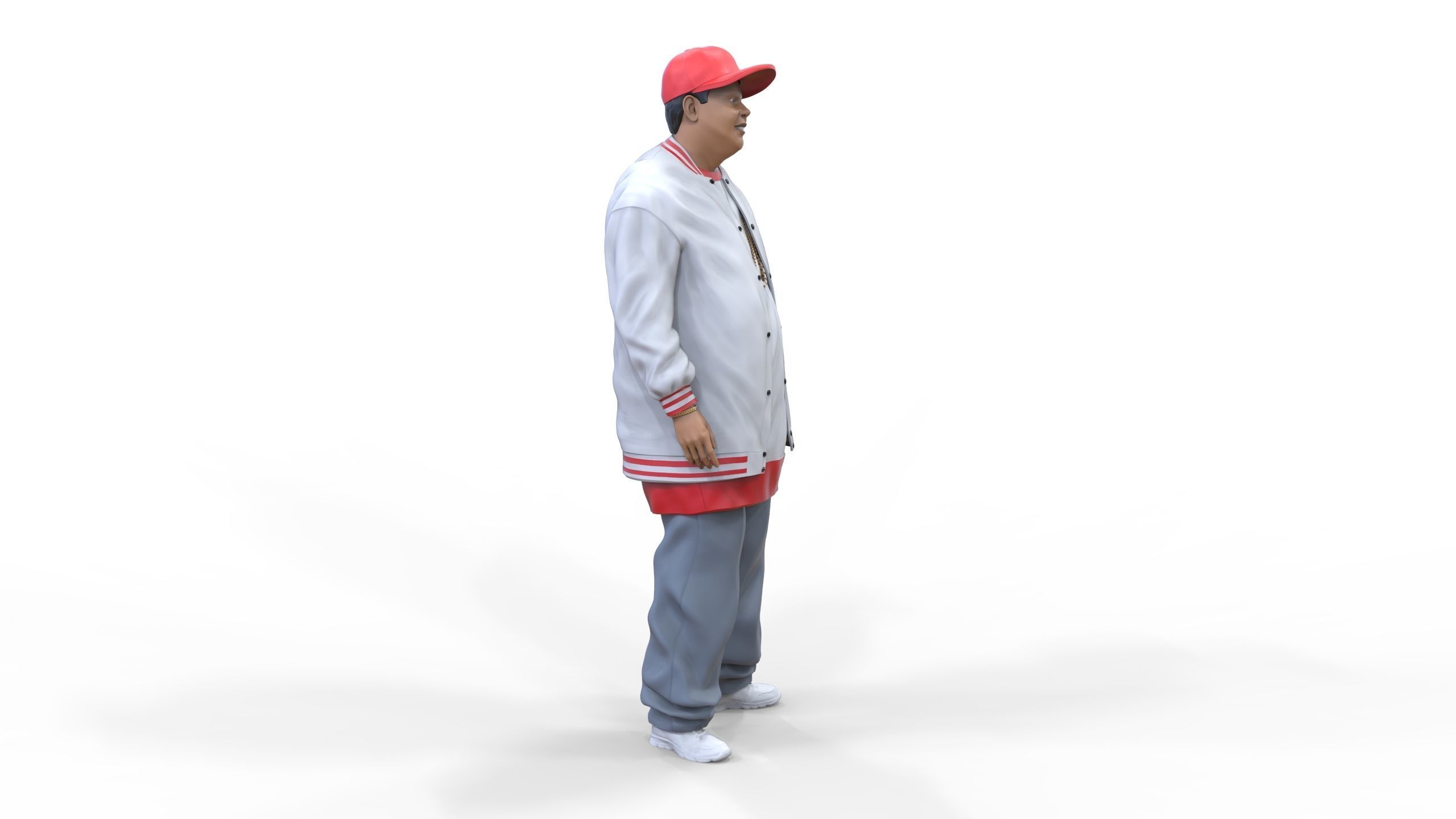 N3 Homies or hip hop Group 3D print model_36