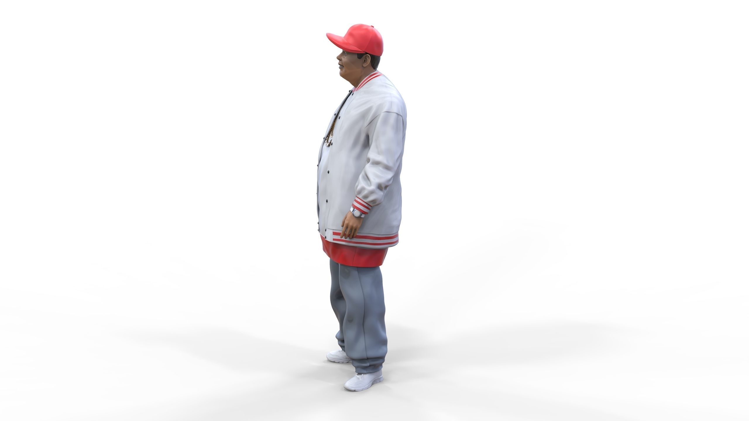 N3 Homies or hip hop Group 3D print model_13