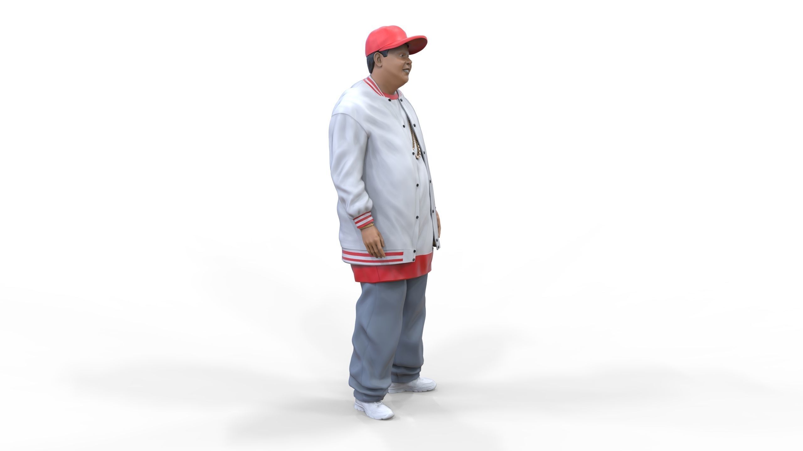 N3 Homies or hip hop Group 3D print model_37