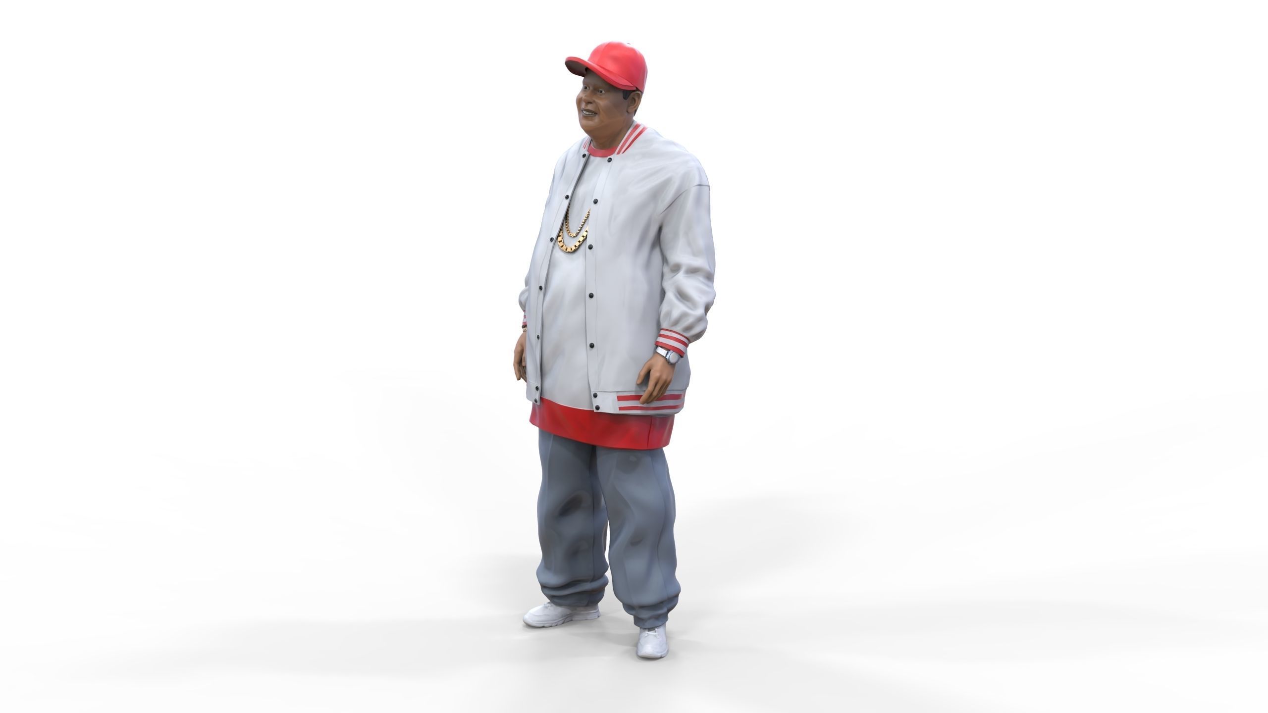 N3 Homies or hip hop Group 3D print model_9