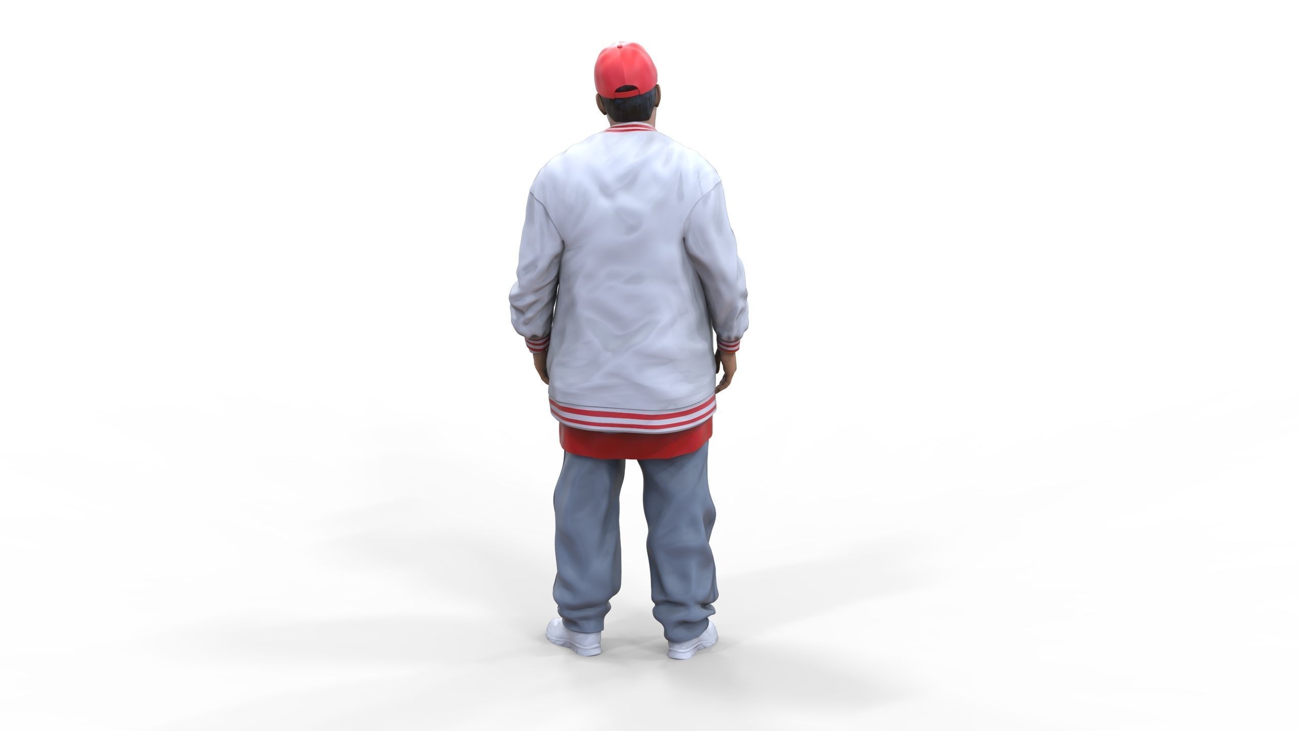 N3 Homies or hip hop Group 3D print model_24