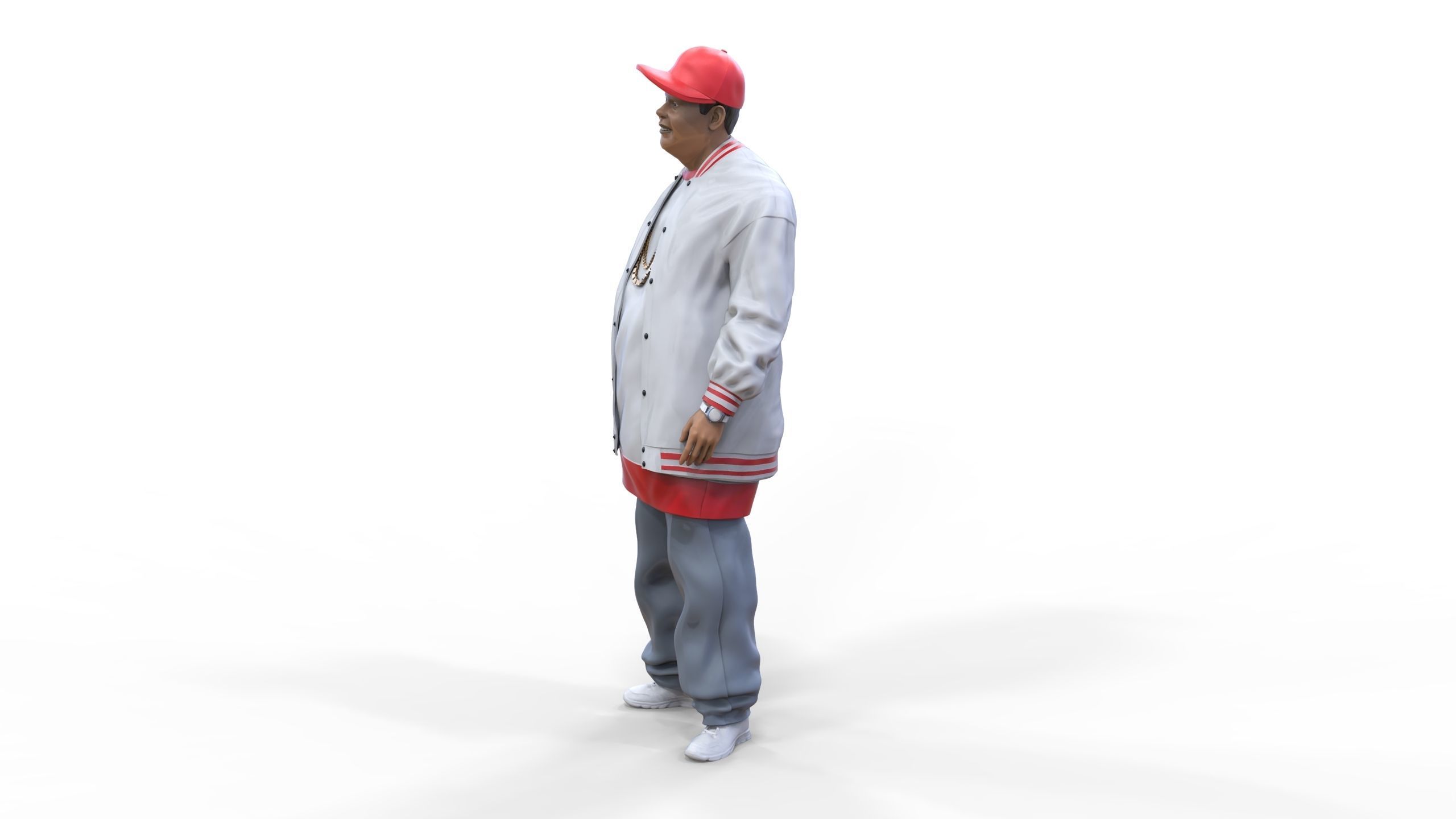N3 Homies or hip hop Group 3D print model_12