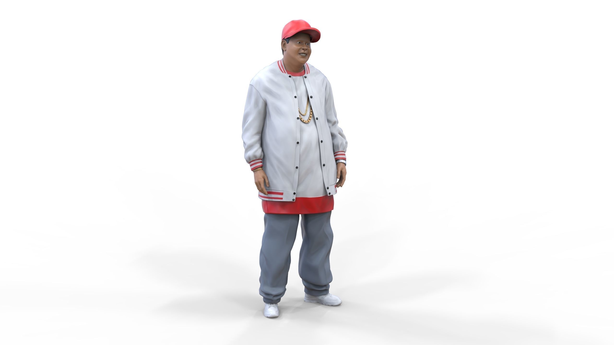 N3 Homies or hip hop Group 3D print model_7