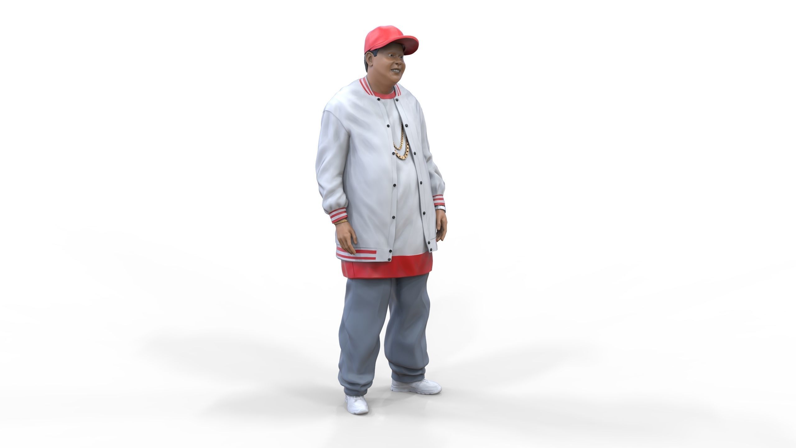 N3 Homies or hip hop Group 3D print model_1