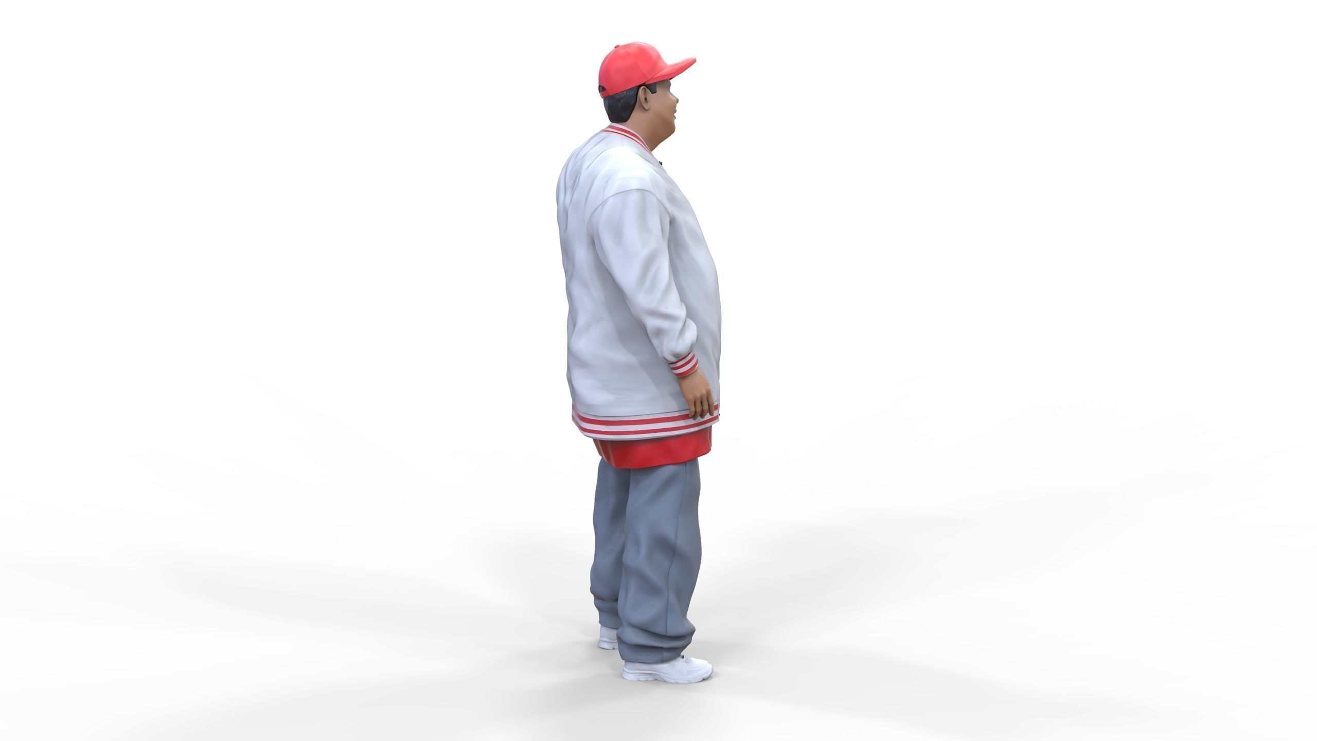 N3 Homies or hip hop Group 3D print model_32