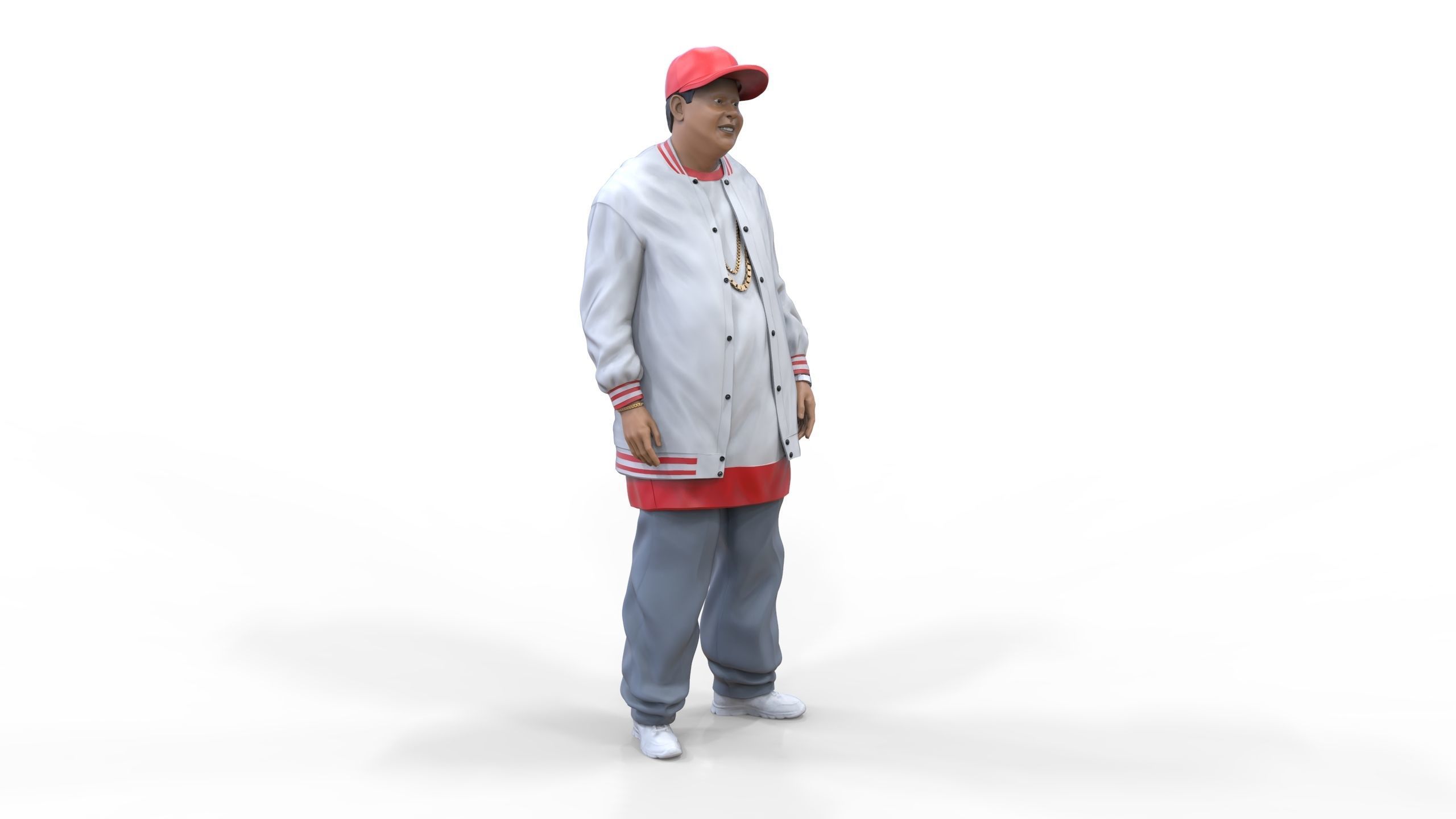 N3 Homies or hip hop Group 3D print model_38