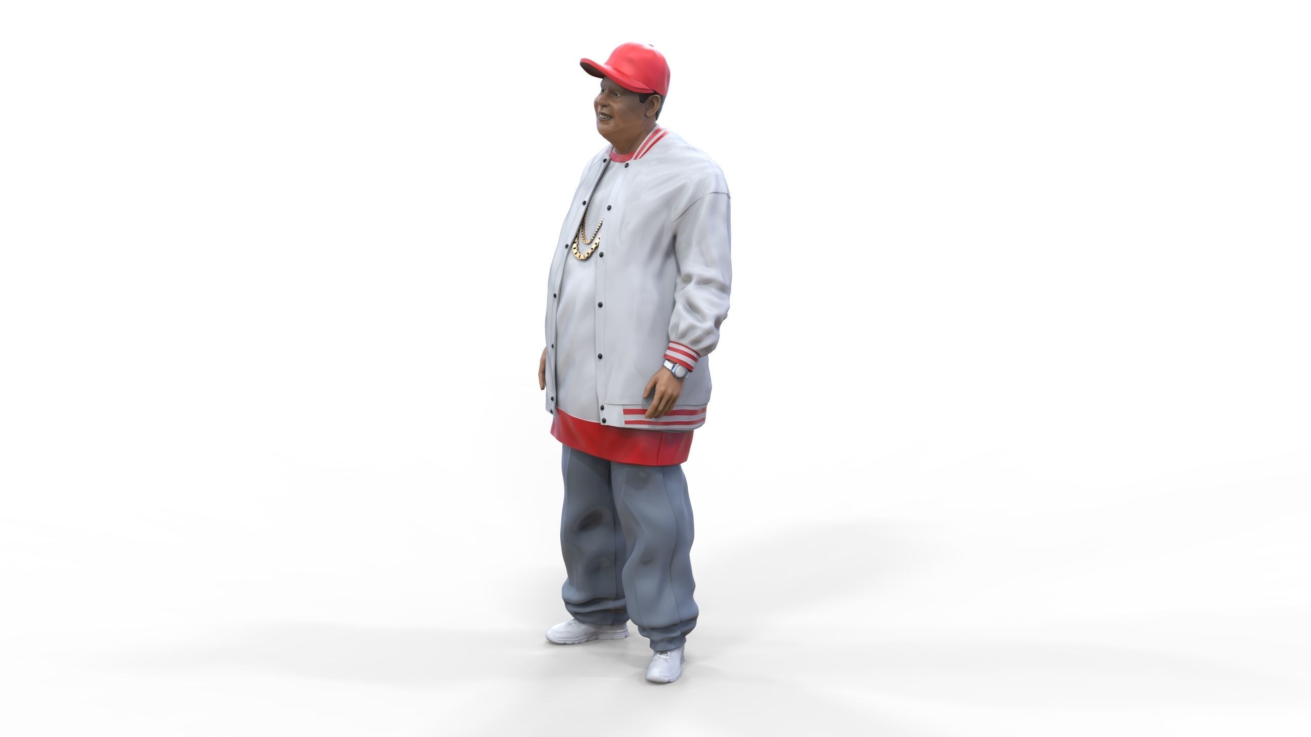 N3 Homies or hip hop Group 3D print model_10