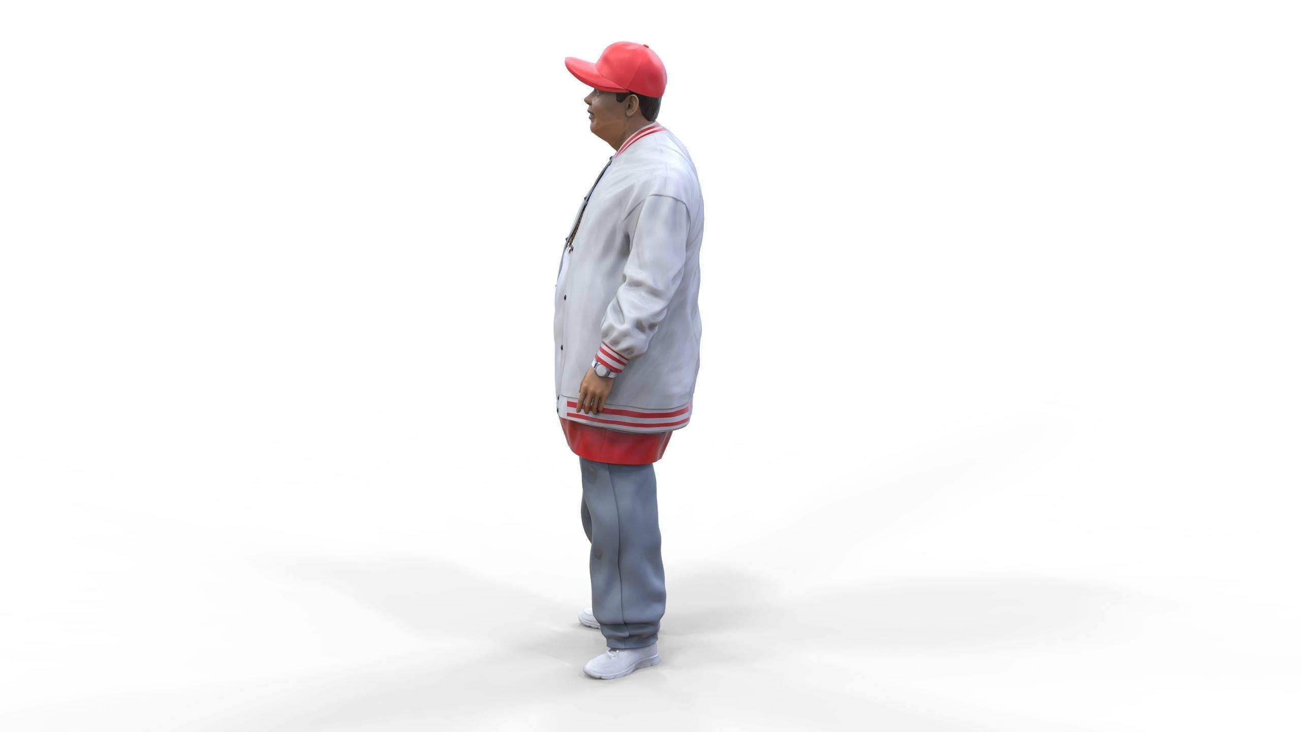 N3 Homies or hip hop Group 3D print model_14