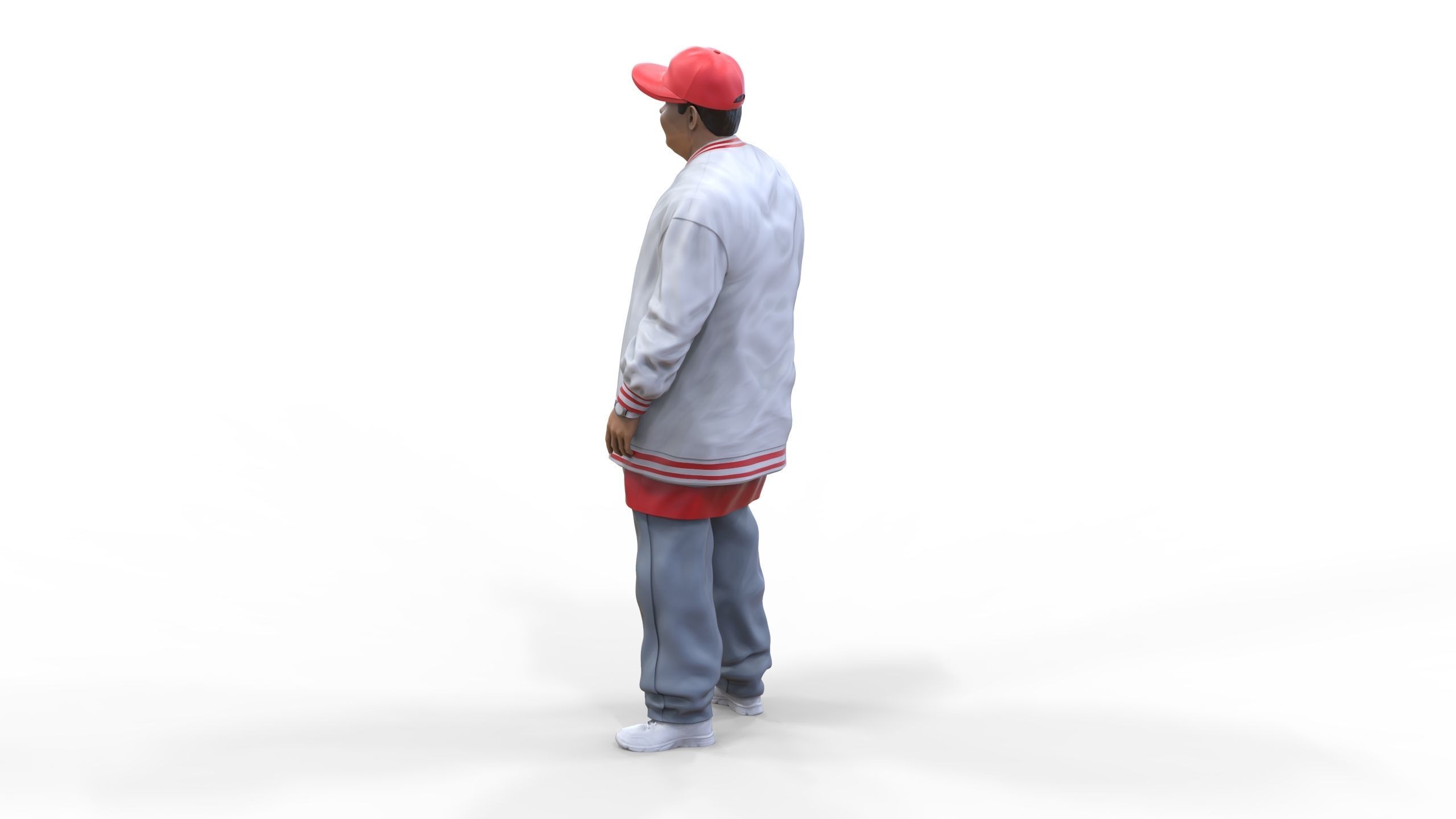 N3 Homies or hip hop Group 3D print model_18