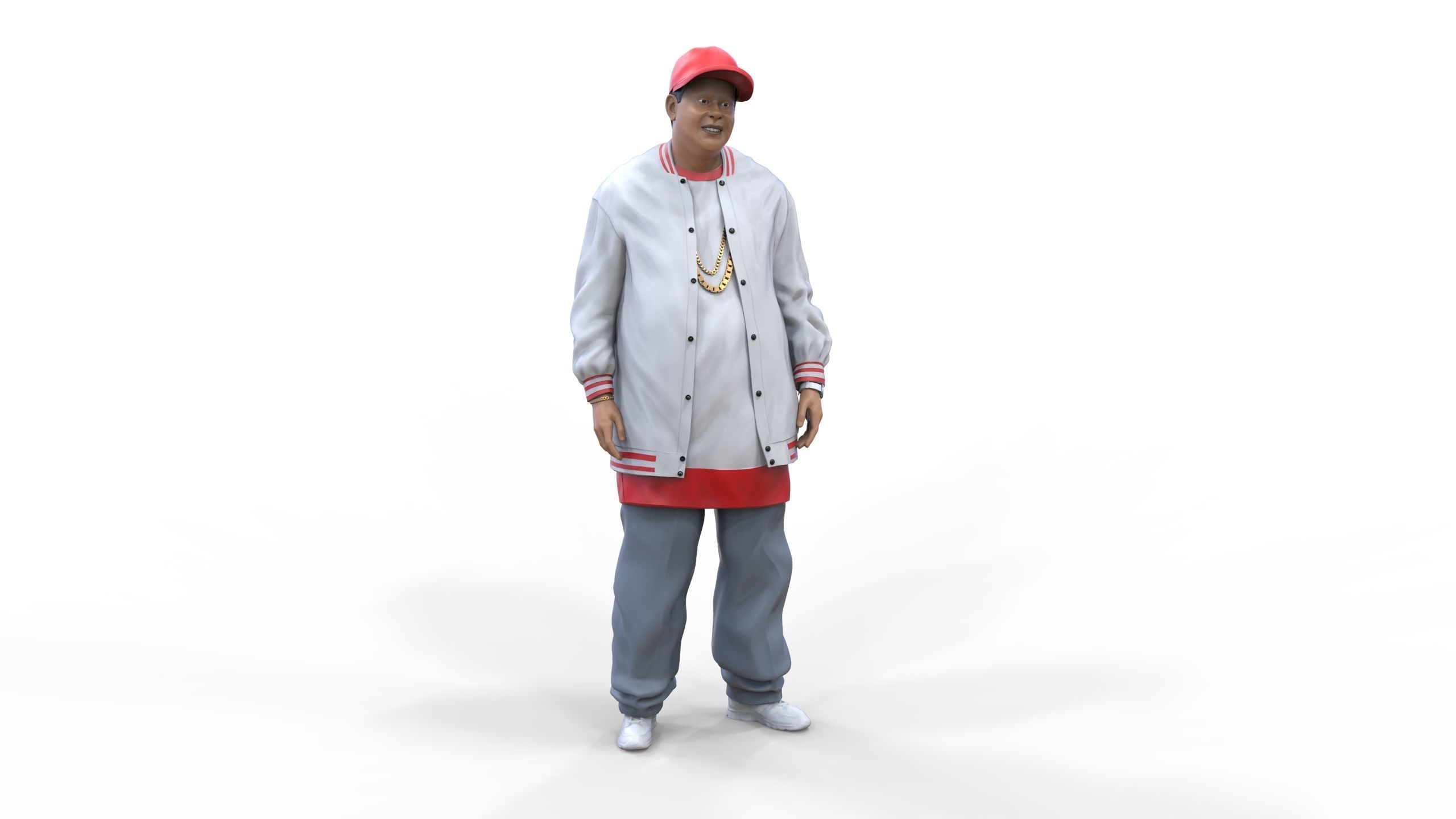 N3 Homies or hip hop Group 3D print model_2
