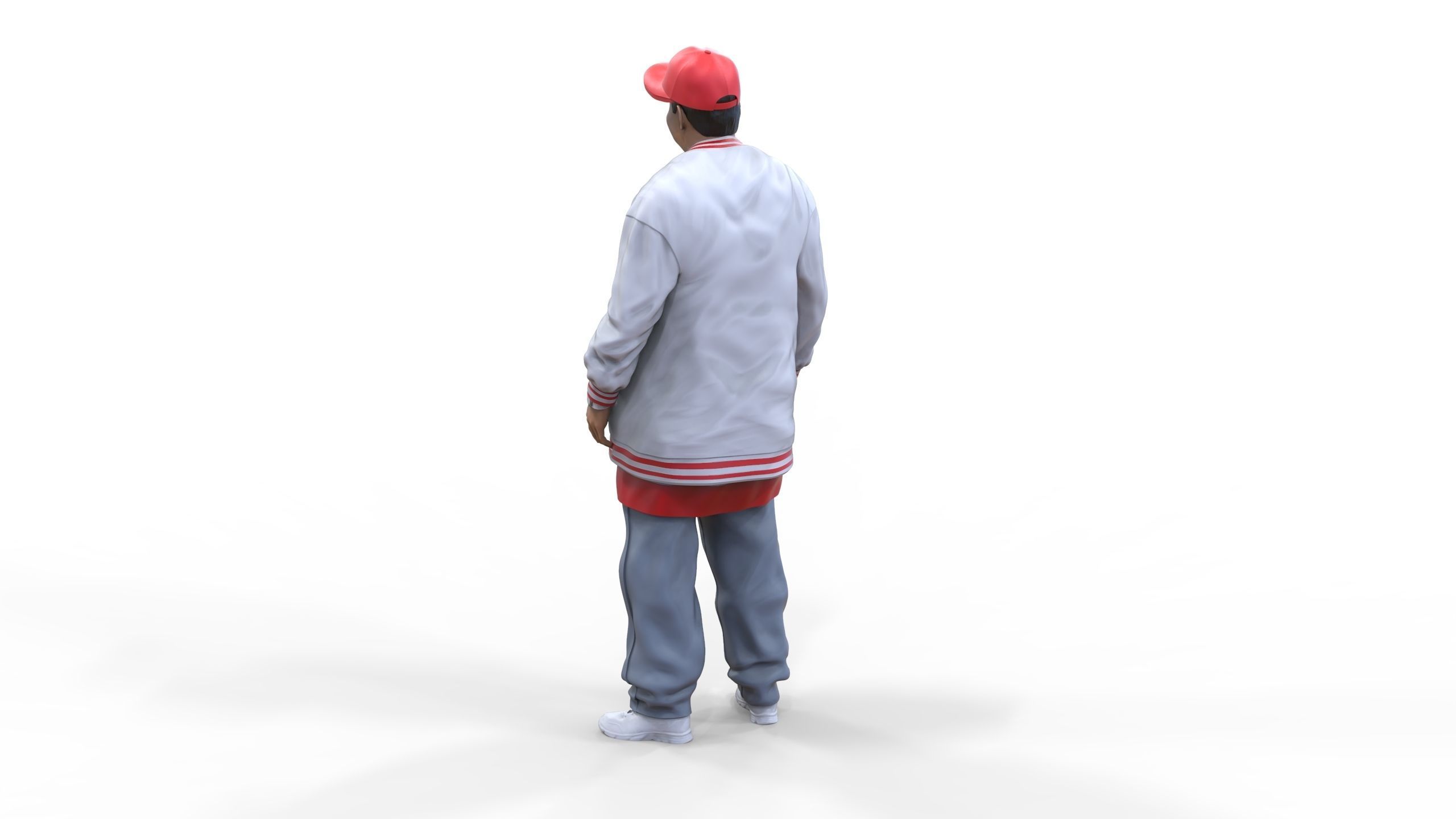 N3 Homies or hip hop Group 3D print model_20