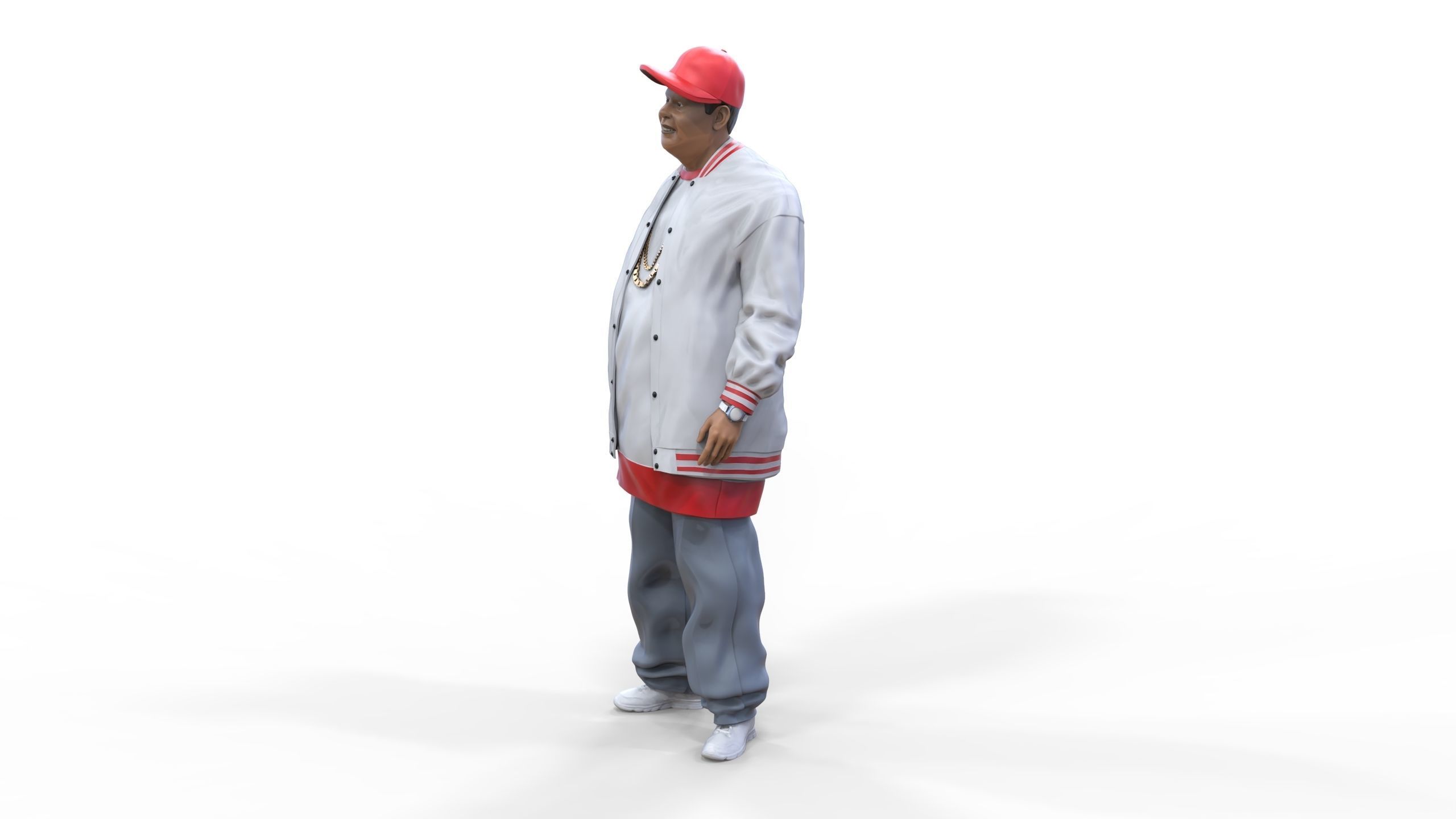 N3 Homies or hip hop Group 3D print model_11
